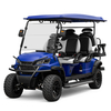 Factory Price 4+2 Seat Lithium Battery 6 Persons Lifted Electric Golf Buggy Hunting Cart