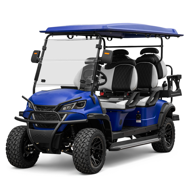 Factory Price 4+2 Seat Lithium Battery 6 Persons Lifted Electric Golf Buggy Hunting Cart