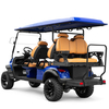 Factory Price 4+2 Seat Lithium Battery 6 Persons Lifted Electric Golf Buggy Hunting Cart