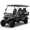 Factory Price 4+2 Seat Lithium Battery 6 Persons Lifted Electric Golf Buggy Hunting Cart
