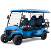 Factory Price 4+2 Seat Lithium Battery 6 Persons Lifted Electric Golf Buggy Hunting Cart