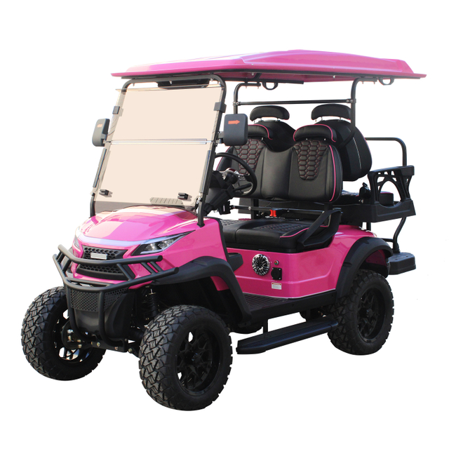 Fashion And Energy Saving Off Road Hunting Buggy 4 Seater Electric Lifted Golf Cart With Lithium Battery