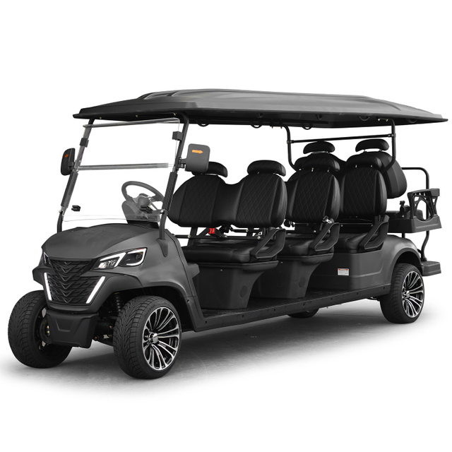 New 8 Seats 6+2 China Factory Custom Club Car Battery Operated Golf Carts Electric Golf Buggy