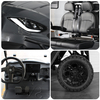 Custom 4 Wheel Drive Street Legal Lifted Utility Golf Hunting Buggy Car 4 Seater Electric Golf Carts