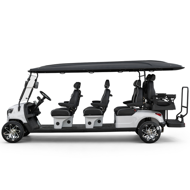China Factory Custom Club Car 8 Seats 6+2 Battery Golf Carts Electric Golf Buggy