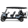 Factory Price 4+2 Seat Lithium Battery 6 Persons Lifted Electric Golf Buggy Hunting Cart