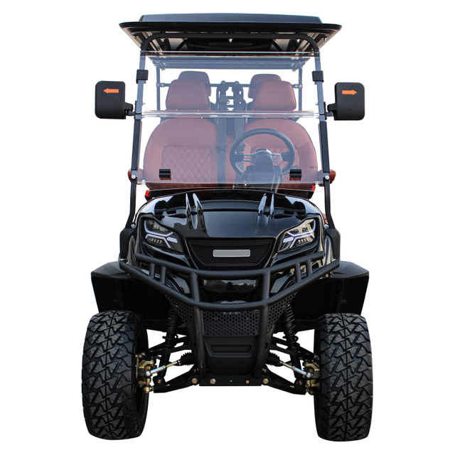 6 Person 48v Electric Lifted Golf Kart Off Road Car Buggy Lithium Battery Electric Utility Golf Cart