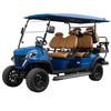 Wholesale Road Legal Golf Buggy Cart Electric Utility Vehicle Lithium Battery Lifted 6 Seater Golf Car
