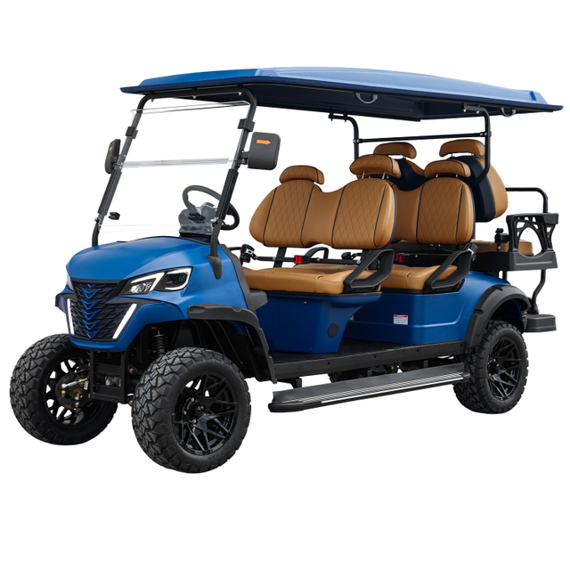 Wholesale Road Legal Golf Buggy Cart Electric Utility Vehicle Lithium Battery Lifted 6 Seater Golf Car