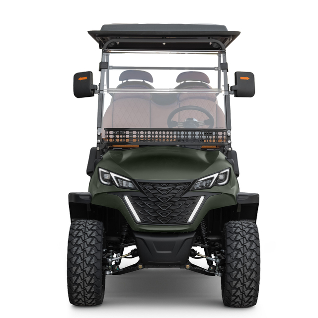 Factory Price 4+2 Seat Lithium Battery 6 Persons Lifted Electric Golf Buggy Hunting Cart