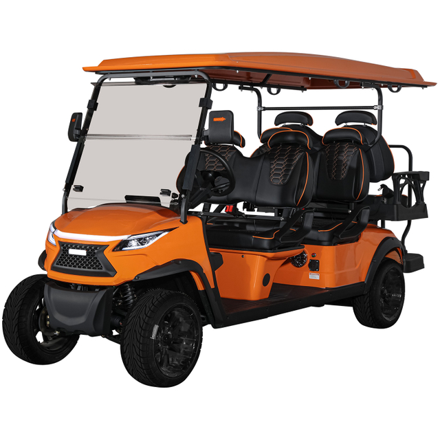 Wholesale Luxury Golf Kart Electric Utility Vehicle Golf Buggy Car 6 Seater Passenger Golf Cart