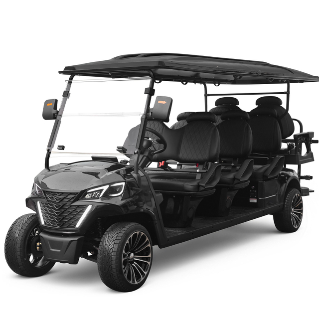 China Factory Custom Club Car 8 Seats 6+2 Battery Golf Carts Electric Golf Buggy