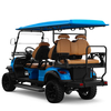 Factory Price 4+2 Seat Lithium Battery 6 Persons Lifted Electric Golf Buggy Hunting Cart