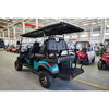 Street Legal Electric Golf Cart With Utility Bed On Beach