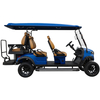 Wholesale Road Legal Golf Buggy Cart Electric Utility Vehicle Lithium Battery Lifted 6 Seater Golf Car