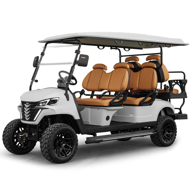 Factory Direct Sale Utility Vehicle Electric Car off Road 6 Seater Golf Cart for Sale