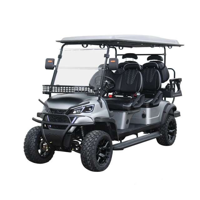 4+2 Seater Electric Golf Hunting Buggy Golf Cart New Energy Electric Utility Vehicles Golf Car Street Legal Club Car Golf Cart