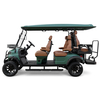 Factory Price 4+2 Seat Lithium Battery 6 Persons Lifted Electric Golf Buggy Hunting Cart