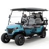 Factory Price 4+2 Seat Lithium Battery 6 Persons Lifted Electric Golf Buggy Hunting Cart