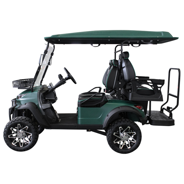 Wholesale Price 4 Seater Electric Golf Car 4 Wheel Lifted Hunting Buggy Electric Golf Carts