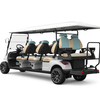China Factory Custom Club Car 8 Seats 6+2 Battery Golf Carts Electric Golf Buggy