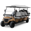 China Factory Custom Club Car 8 Seats 6+2 Battery Golf Carts Electric Golf Buggy
