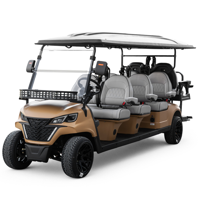 China Factory Custom Club Car 8 Seats 6+2 Battery Golf Carts Electric Golf Buggy