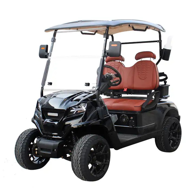 Street Legal Adult New Energy Sightseeing Car Electric Mini 2 Seat Golf Cart With Lithium Battery