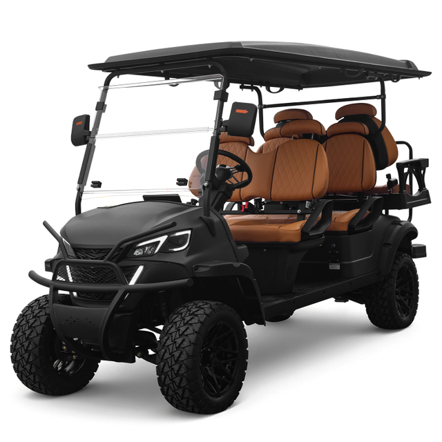 Wholesale Road Legal Golf Buggy Cart Electric Utility Vehicle Lithium Battery Lifted 6 Seater Golf Cart