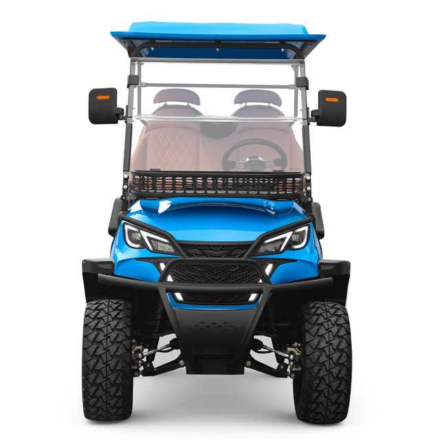 Factory Price 4+2 Seat Lithium Battery 6 Persons Lifted Electric Golf Buggy Hunting Cart