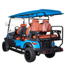 4+2 Seat Sightseeing Bus Club Cart Electric Golf Buggy Hunting Cart With CE DOT Lithium Battery Golf Cart