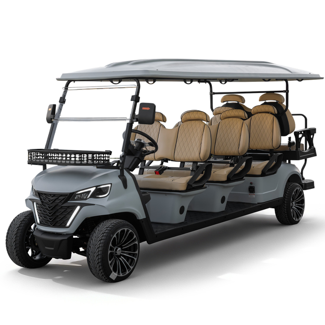 China Factory Custom Club Car 8 Seats 6+2 Battery Golf Carts Electric Golf Buggy