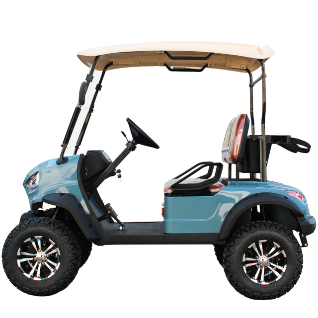 Chassis 1 Row 2 Seats Golf Cart For Villa