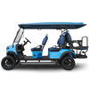 OEM Street Legal Hunting Buggy Golf Car 4+2 Seats Passenger Lithium Battery Electric Off Road Golf Cart