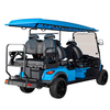 Street Legal Electric Golf Cart With Utility Bed On Beach Golf Car