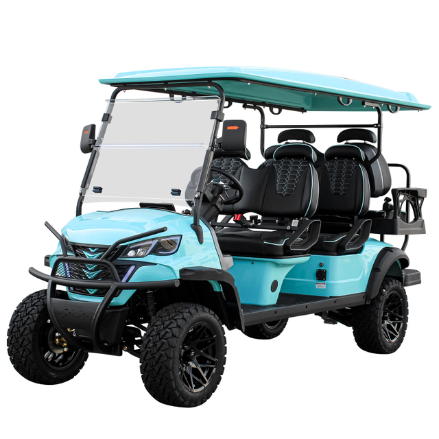 Electric Golf Hunting Buggy Golf Cart New Energy Electric Vehicles Golf Car 4+2 Seater Golf Cart