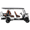 Electric Sightseeing Bus 4+2 Seater Battery Operated Golf Car New Energy Electric Vehicles Golf Cart