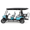 Factory Price 4+2 Seat Lithium Battery 6 Persons Lifted Electric Golf Buggy Hunting Cart