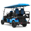 Factory Price 4+2 Seat Lithium Battery 6 Persons Lifted Electric Golf Buggy Hunting Cart