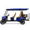 Factory Price 4+2 Seat Lithium Battery 6 Persons Lifted Electric Golf Buggy Hunting Cart