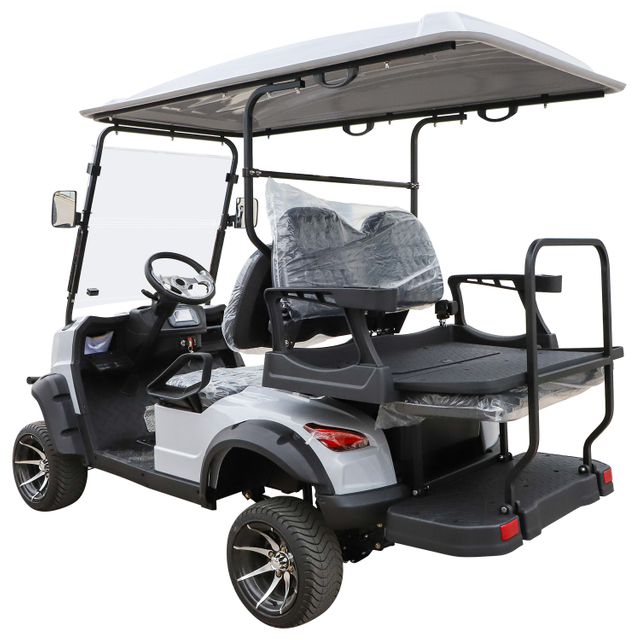 Lithium Battery Luxury Electric Golf Cart On Beach