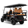 Factory Price 4+2 Seat Lithium Battery 6 Persons Lifted Electric Golf Buggy Hunting Cart