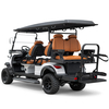 Factory Price 4+2 Seat Lithium Battery 6 Persons Lifted Electric Golf Buggy Hunting Cart