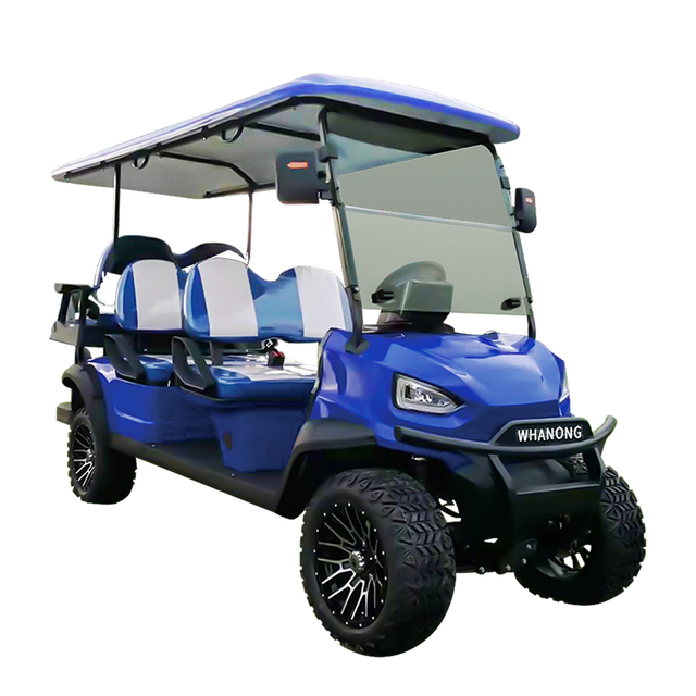 Hunting Cart Blue Golf Cart 4+2 Seater Hunting Buggy