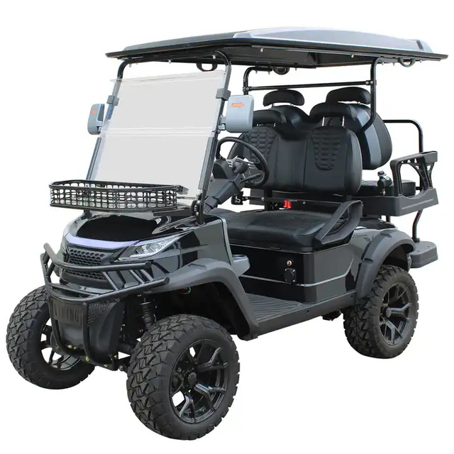 Stable And Comfortable Factory 4 Seater Club Cart Lifted Off Road Electric Golf Buggy Hunting Cart